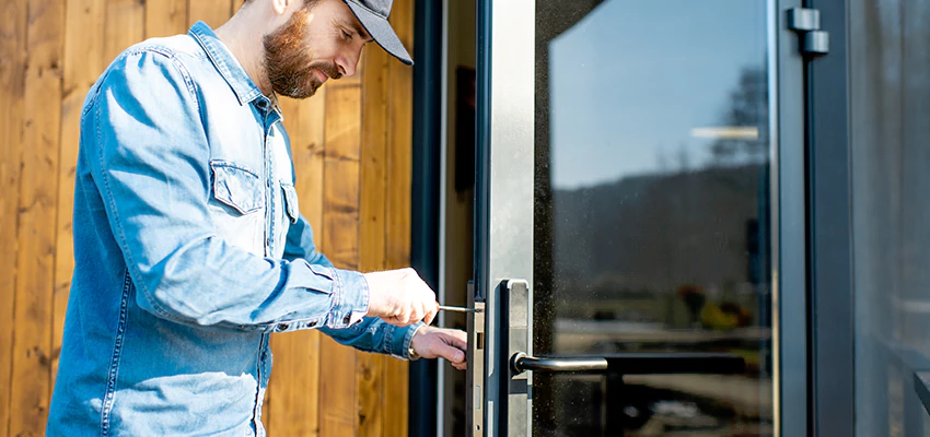 Frameless Glass Storefront Door Locks Replacement in Bermuda Dunes, CA